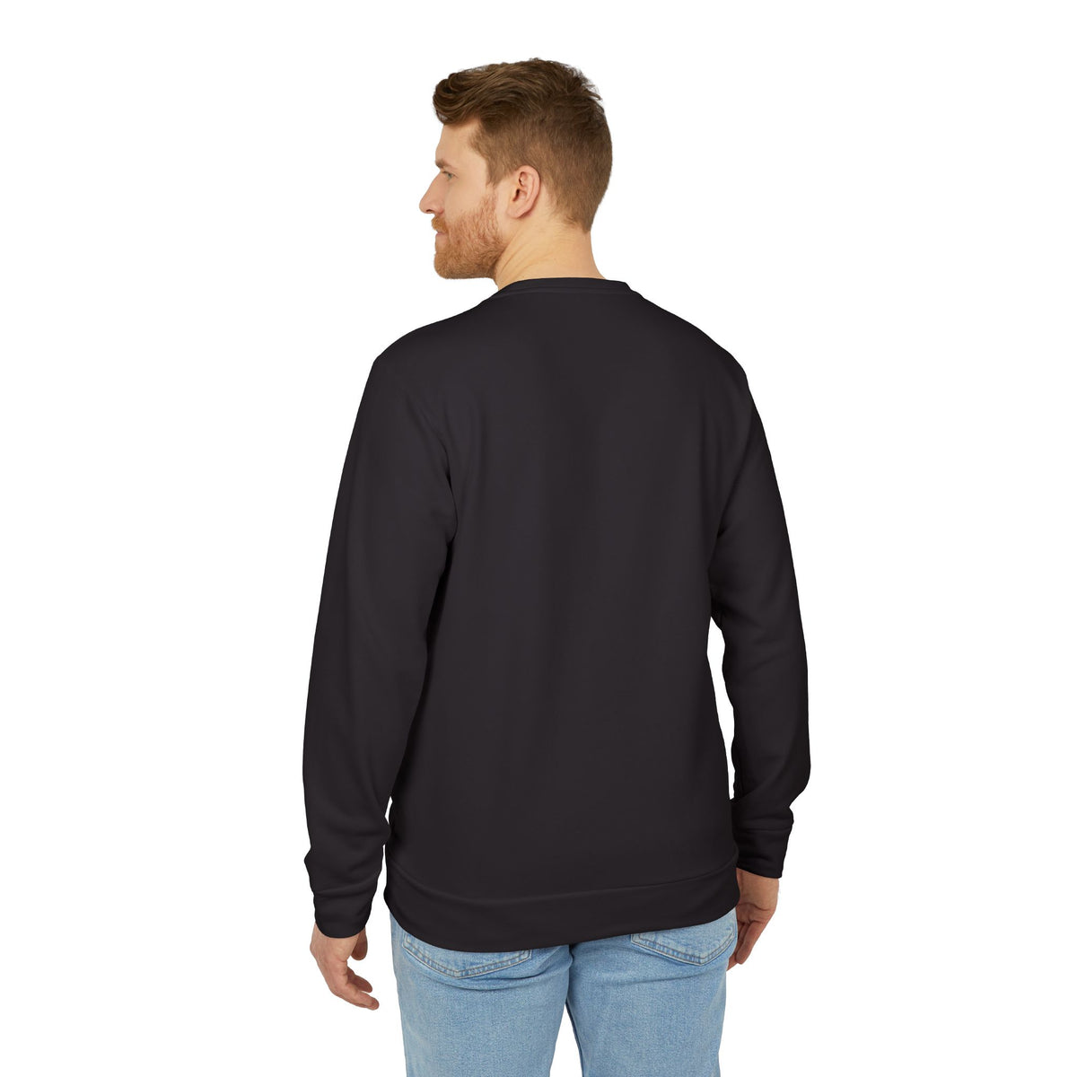 Black Crewneck Sweatshirt with Logo
