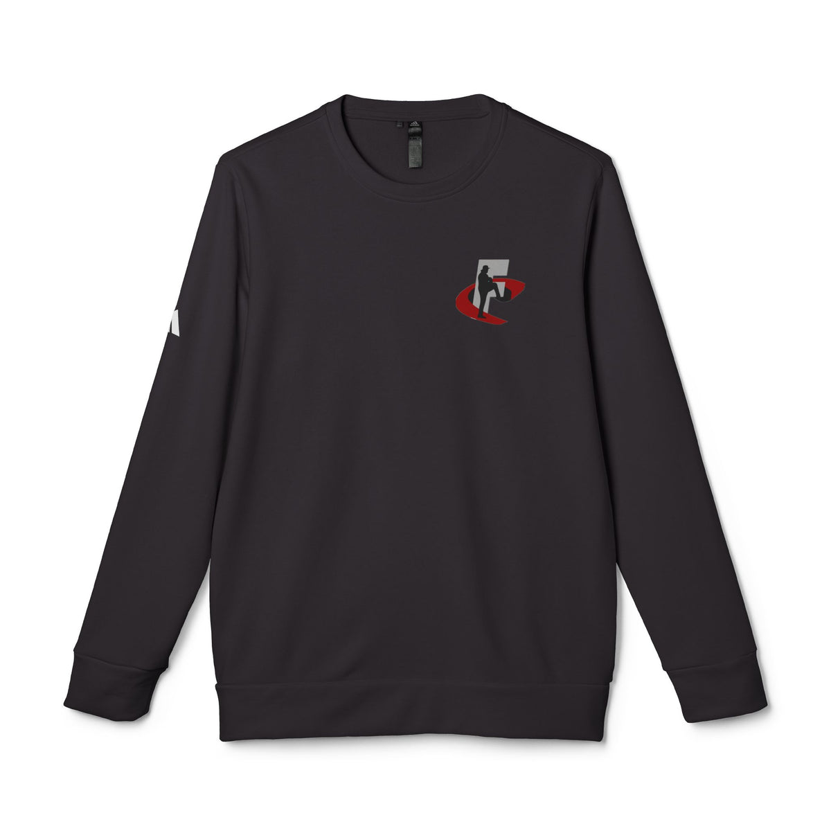Black Crewneck Sweatshirt with Logo